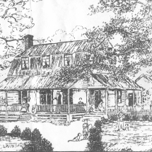 Panther Creek Plantation House, Constructed in 1770s