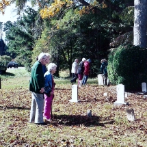 Clingman Poindexter Cemetery. Historic Graveyard Tour 2004 (2)