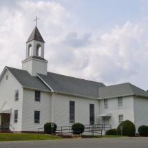 Concord United Methodist Church, side view, 2006
