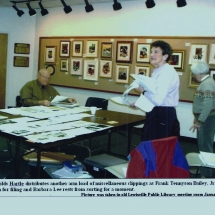 LHS Archives Committee at Work. January 2003