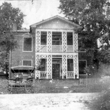 Lewis Case Laugenour House ca. 1900 photo. House built 1858-1860