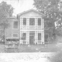 Lewis Laugenour House, ca. 1860. Photo around 1900