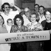 Lewisville Civic Club Celebrating Lewisville Becoming an Incorporated Town, August 13, 1991