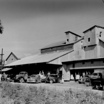 Lewisville Roller Mills, built 1910. Photo dated 1936-37