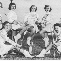 Lewisville School Majorettes, 1952