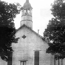 Lewisville United Methodist Church first building built 1882