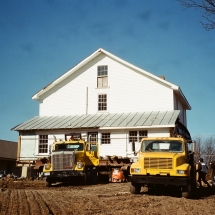 Nissen House being moved from original site. January 1, 2009