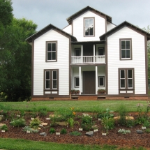 Nissen House with new landscaping. 2015