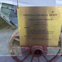 Nissen Wagon Museum Plaque