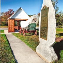 Nissen Wagon Museum and Great Wagon Road Marker. Copyright D. Phillips