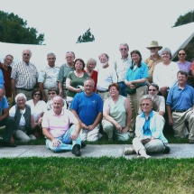 Nissen Wagon and Yadkin Valley Historical Association Conference Participants. August 2009