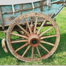 Nissen Wagon, back wheel