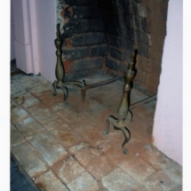 One of 8 brick fireplaces in the Nissen House. March 17, 2006