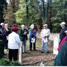 Panther Creek Graveyard. Historic Graveyard Tour 2004