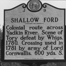 Shallow Ford Marker
