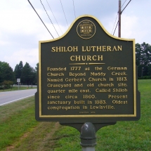 Shiloh Lutheran Church Marker
