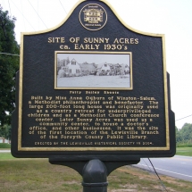 Site of Sunny Acres Marker